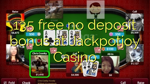 135 gratis no deposit bonus bij Jackpotjoy Casino