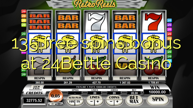 135 free spins bonus at 24Bettle Casino