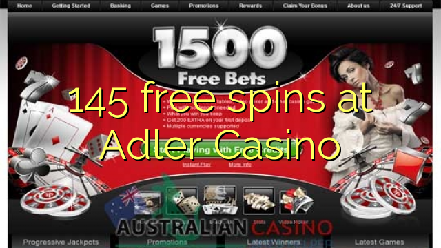 145 free spins at Adler Casino