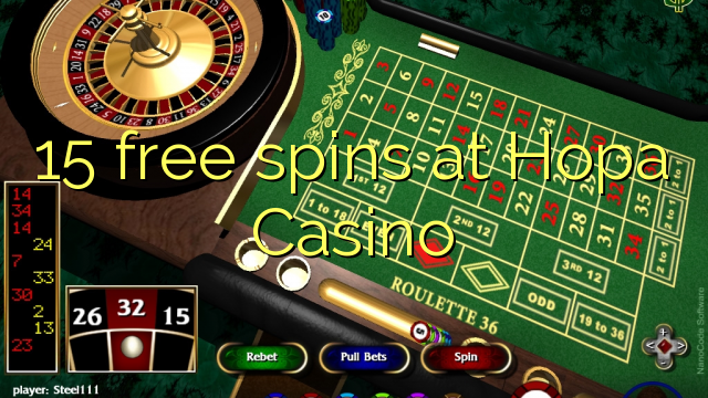 15 free spins at Hopa Casino