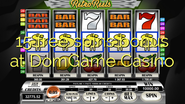 I-15 yamahhala i-spin bonus ku-DomGame Casino