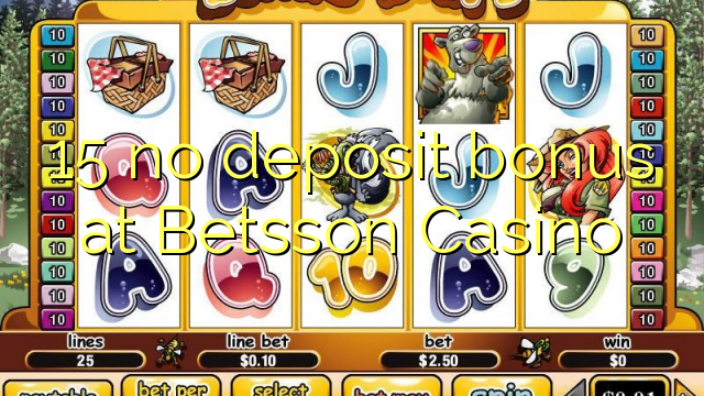 15 no deposit bonus at Betsson Casino