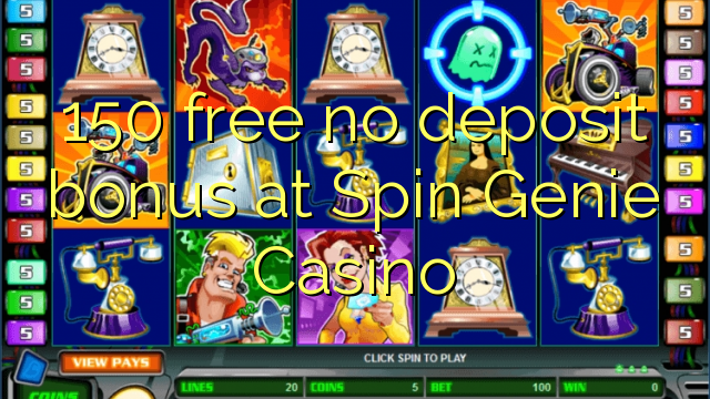 150 free no deposit bonus at Spin Genie Casino
