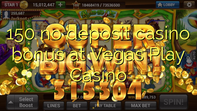 150 ingen depositum casino bonus på Vegas Play Casino