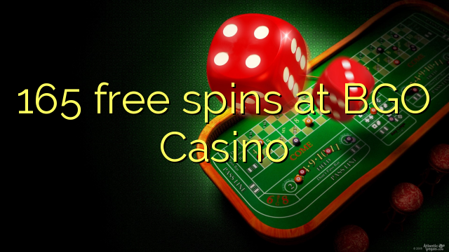 165 free spins at BGO Casino