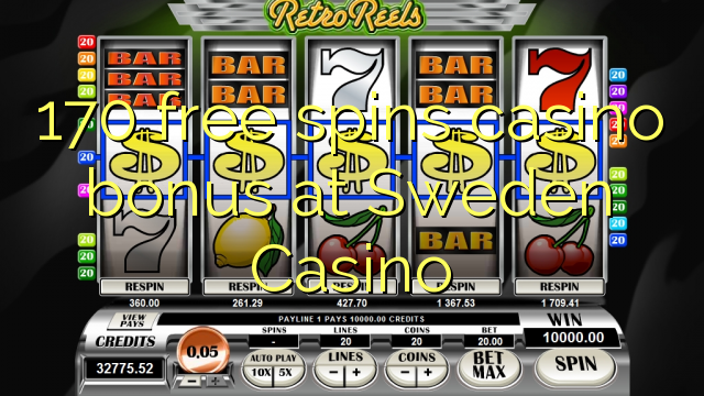 170 free spins casino bonus at Sweden Casino 170 free spins casino bonus at Sweden Casino