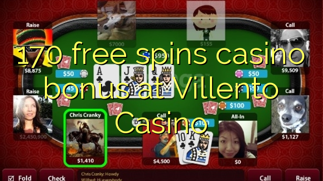 170 free spins casino bonus at Villento Casino