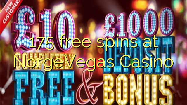 175 free spins at NorgeVegas Casino