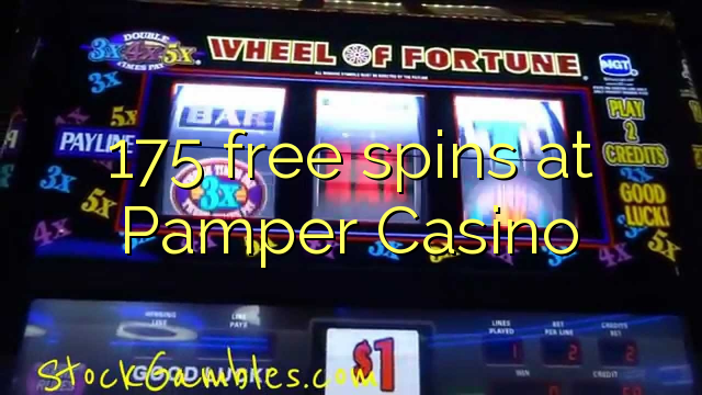 175 free spins at Pamper Casino