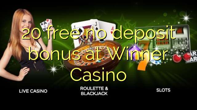 20 Bonus ohne Einzahlung bei Winner Casino kostenlos