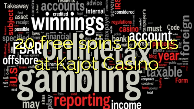 20 free spins bonus at Kajot Casino