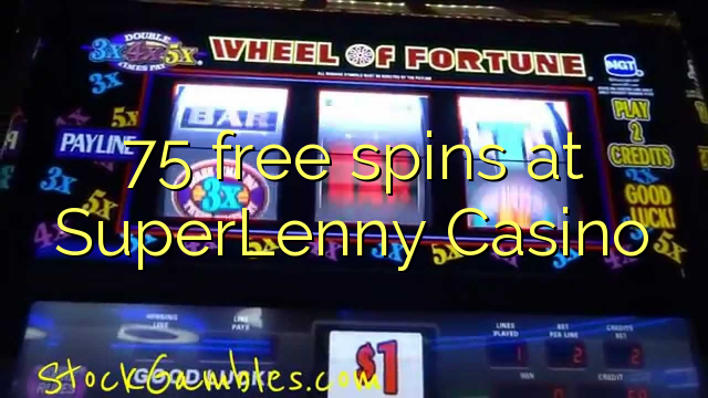 75 free spins at SuperLenny Casino