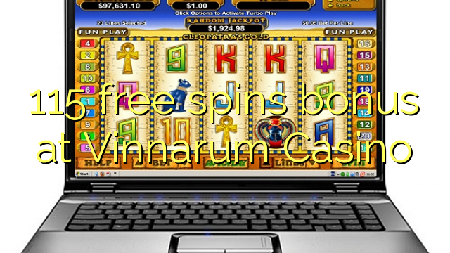 115 gratis spins bonus by Vinnarum Casino