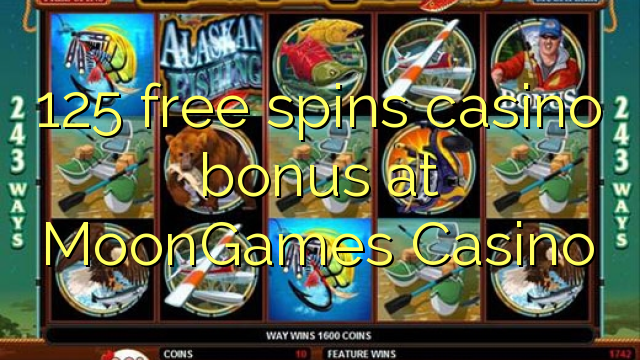 125 free spins casino bonus at MoonGames Casino