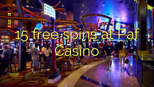 15 free spins at Paf Casino