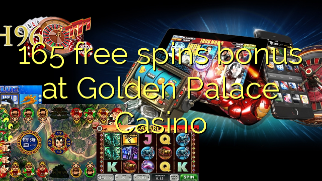 165 free spins bonus at Golden Palace Casino