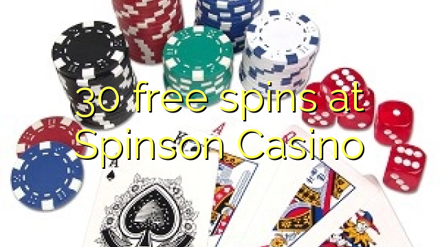 30 free spins sa Spinson Casino