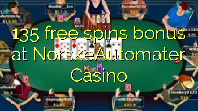 135 free spins bonus a NorskeAutomater Casino