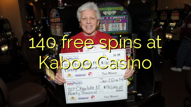 140 free spins at Kaboo Casino