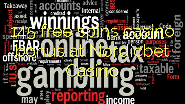 145 free spins casino bonus at Nordicbet Casino