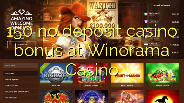 150 no deposit casino bonus at Winorama Casino