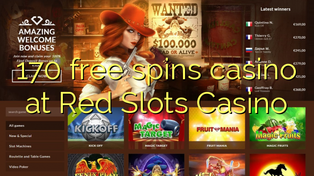 170 უფასო ტრიალებს კაზინო Red Slots Casino