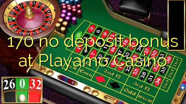 170 no deposit bonus at Playamo Casino