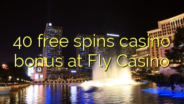 40 free spins casino bonus at Fly Casino