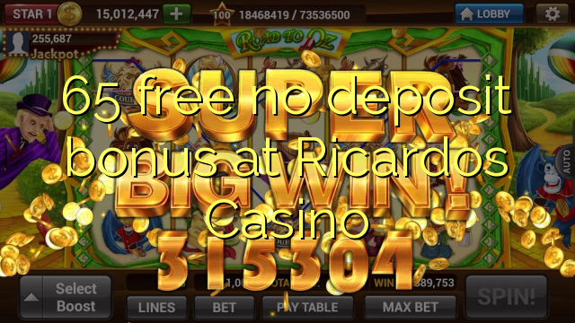 65 free no deposit bonus at Ricardos Casino