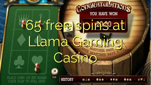 65-asgaidh spins aig Llama Gaming Casino