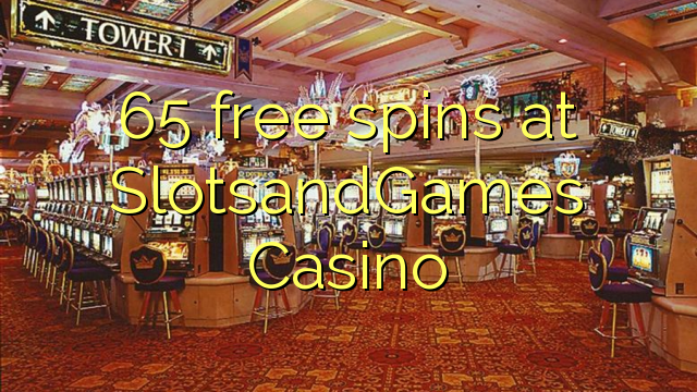 65 gratis spins hos SlotsandGames Casino