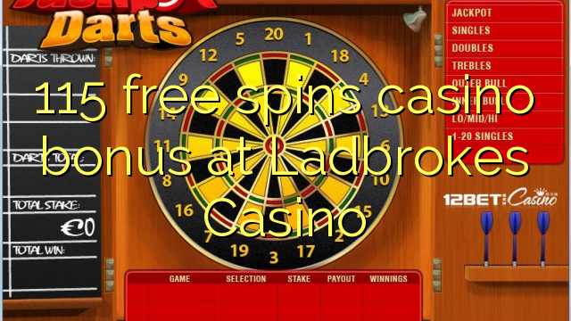 115 free spins casino bonus at Ladbrokes Casino