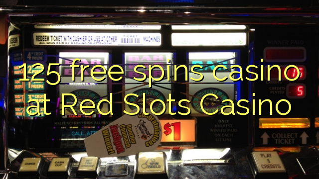 125 prosto vrti igralnico na Red Slots Casino