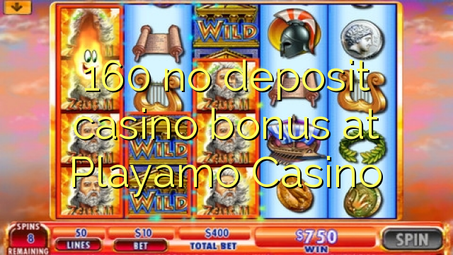 160 bónus sem depósito casino em Playamo Casino