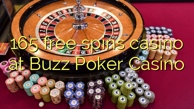 165 frjáls spins spilavíti hjá Buzz Poker Casino