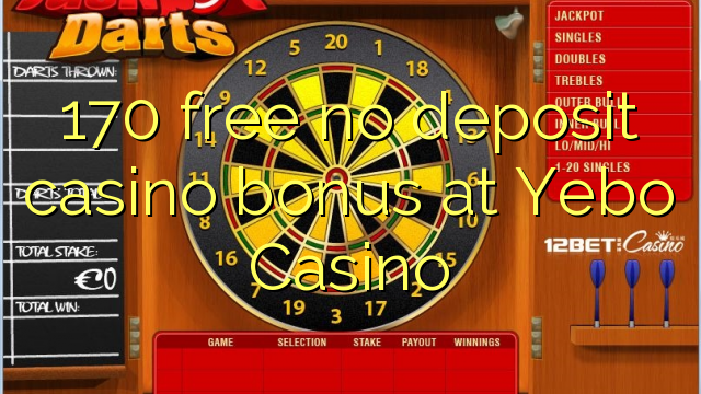 170 gratis Krediter Bonus bei Casino Yebo