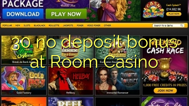 30 no deposit bonus at Room Casino