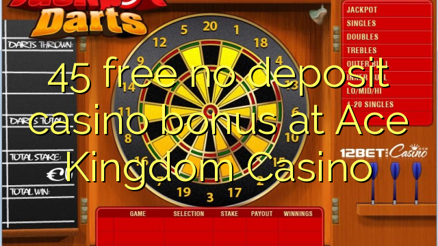 45 gratis ingen innskudd casino bonus på Ace Kingdom Casino