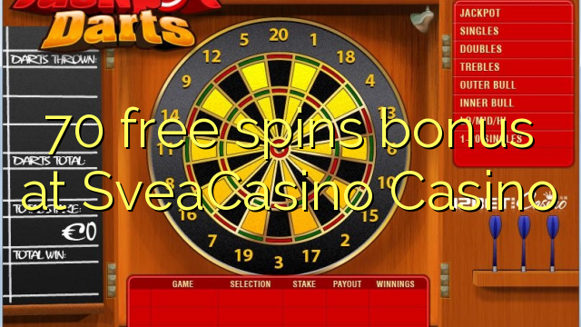 70 free spins bonus at SveaCasino 