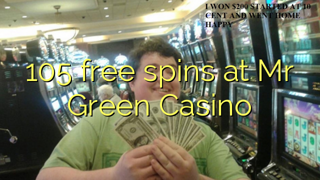 105 free spins at Mr Green Casino