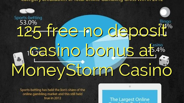 125 free no deposit casino bonus at MoneyStorm Casino