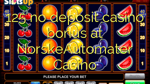 125 no deposit casino bonus at NorskeAutomater Casino