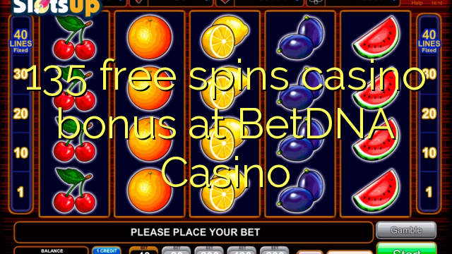 135 free spins casino bonus at BetDNA Casino