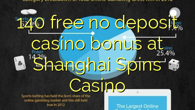 140 free no deposit casino bonus at Shanghai Spins Casino