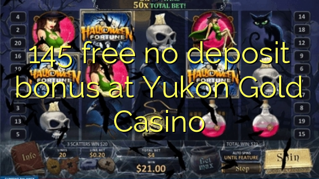 Ang 145 walay libre nga deposit bonus sa Yukon Gold Casino