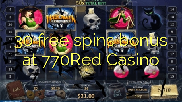 30 free spins bonus sa 770Red Casino