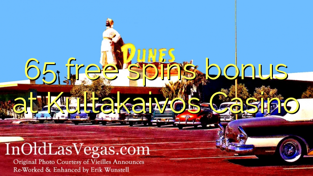 65 free spins bonus at Kultakaivos Casino