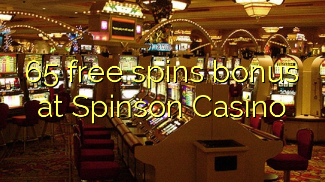 65 girs gratis de bonificació en Spinson Casino
