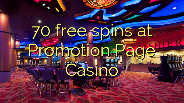 70 free spins at Promotion Page Casino