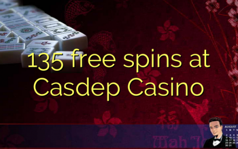 135 free spins at Casdep Casino